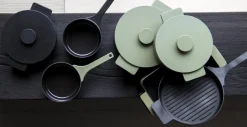 Grillpan Serax Surface Cookware By Sergio Herman Green 46 x 26 x 4,2 cm