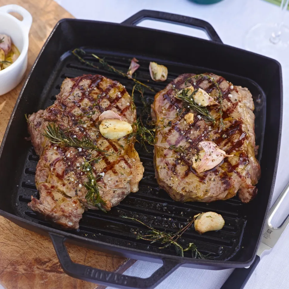 Grillpan Staub Vierkant Zwart 28 cm