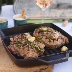 Grillpan Staub Vierkant Zwart 28 cm