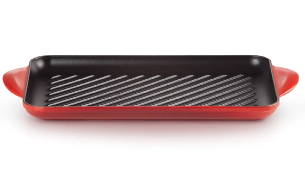 Grillplaat Le Creuset Rechthoekig Kersenrood 32 x 22 cm