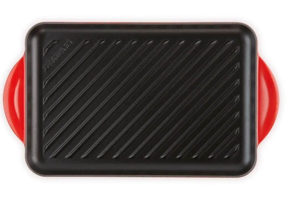 Grillplaat Le Creuset Rechthoekig Kersenrood 32 x 22 cm