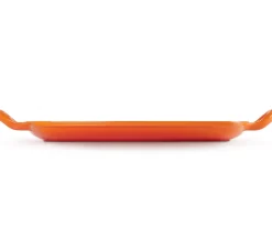 Le Creuset Grillplaat Rechthoekig Oranjerood 35 x 38 cm Clearance