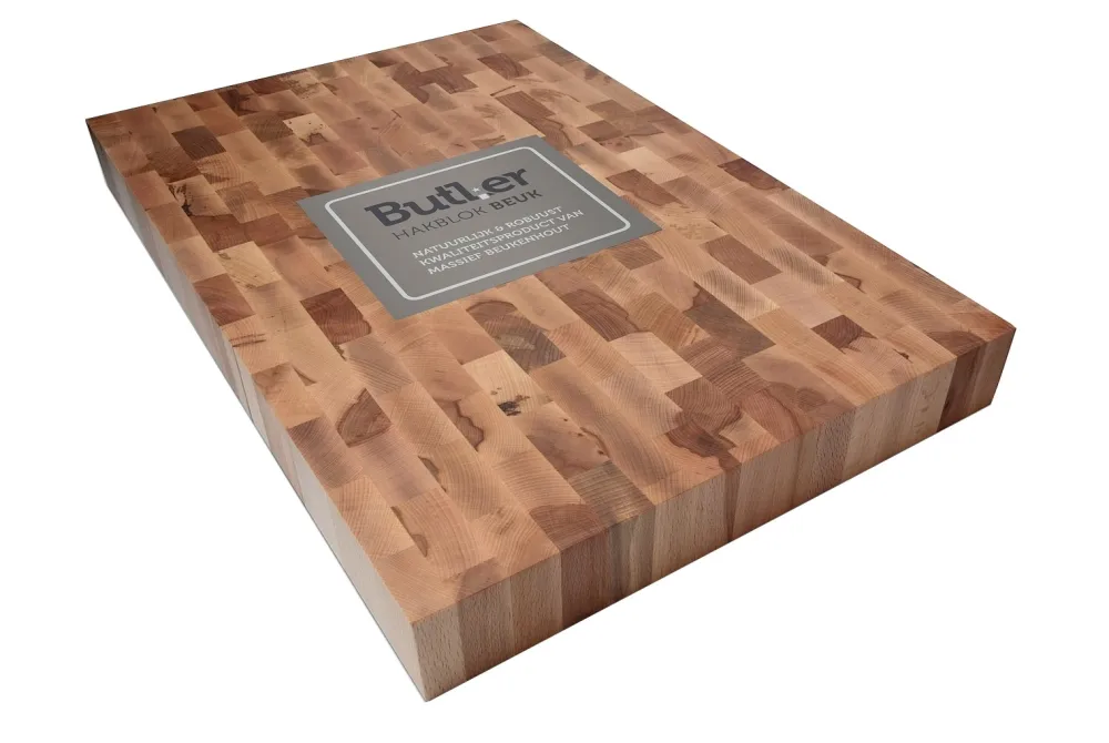 Butler Hakblok Beuk Kops (40 x 60 x 6 cm) Discount