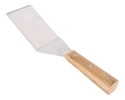 White Fire Hamburger Spatel Eiken Handvat