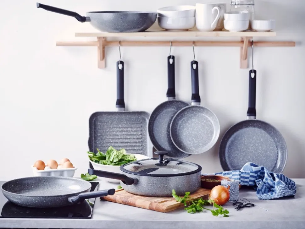 Hapjespan BK Granite Ceramic 28 cm