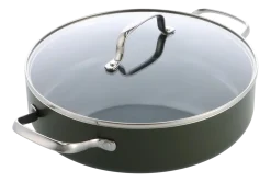 Dagelijkse Kost Hapjespan Door Jeroen Meus Met Keramische Antikleeflaag Met Deksel 28 cm