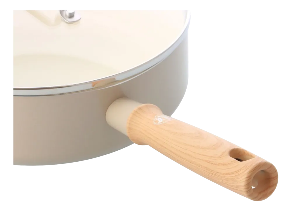 GreenChef Hapjespan Nordics Met Keramische Antikleeflaag met deksel 24 cm Best