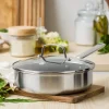 GreenPan Hapjespan Apex Met Glazen Deksel 24 cm Outlet
