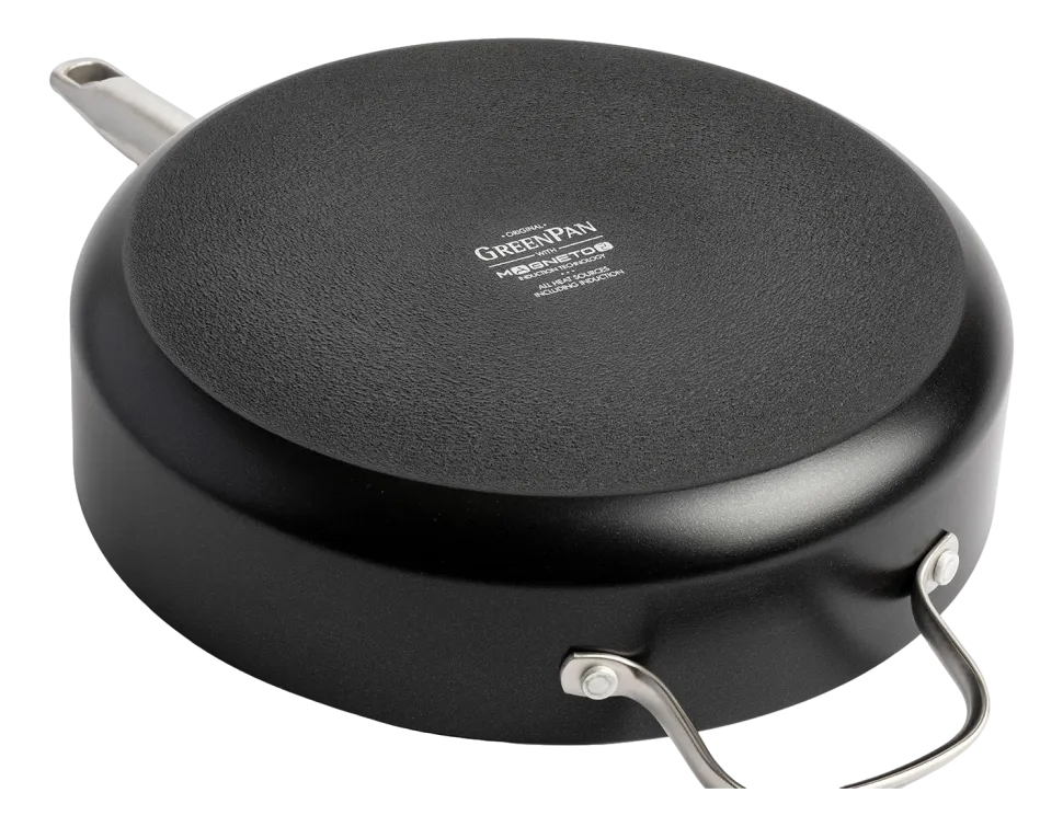 Hapjespan Greenpan Copenhagen Met Keramische Antikleeflaag Met Deksel 28 cm