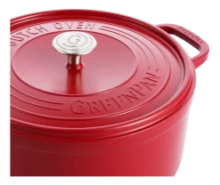 Hapjespan Greenpan Featherweights Met Keramische Antikleeflaag Met Deksel Red 22 cm