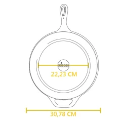 Hapjespan Lodge Deep L10DSK3 ø30,5 cm