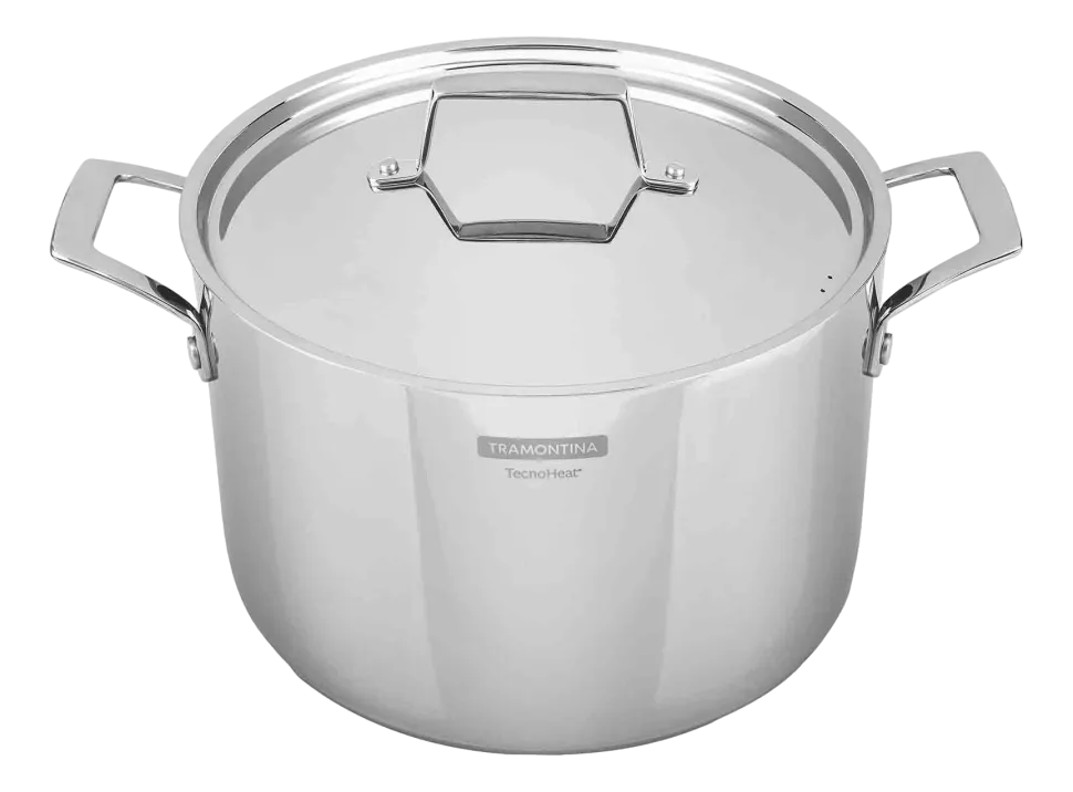 Hapjespan Tramontina Grano 3-Laags Zilver 24 cm