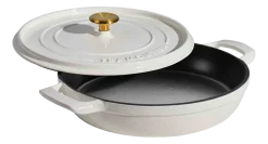 Hapjespan Tramontina Met Deksel Beige 26 cm