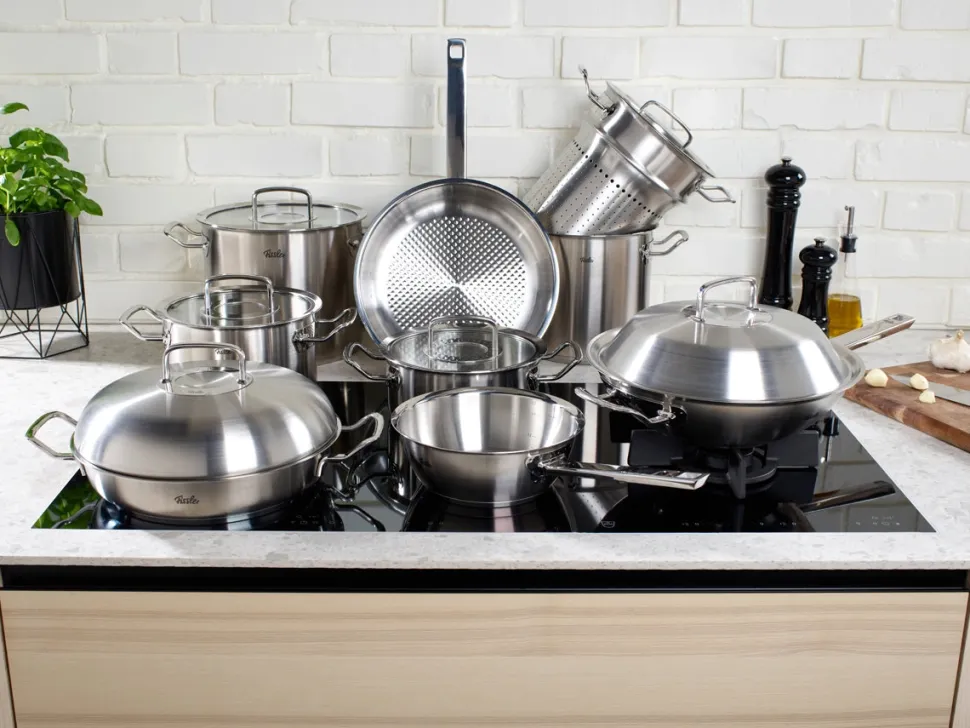 High Dome RVS Deksel Fissler Original-Profi Collection 24 cm