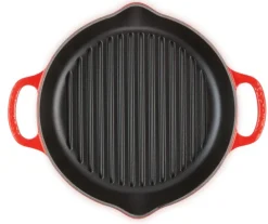 Hoge Grill Le Creuset Rond Kersenrood 25 cm