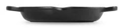 Hoge Grill Le Creuset Rond Mat Zwart 25 cm