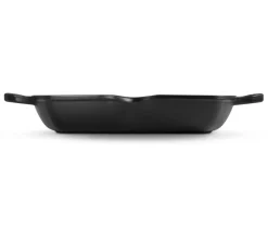 Hoge Grill Le Creuset Vierkant Mat Zwart 30 cm