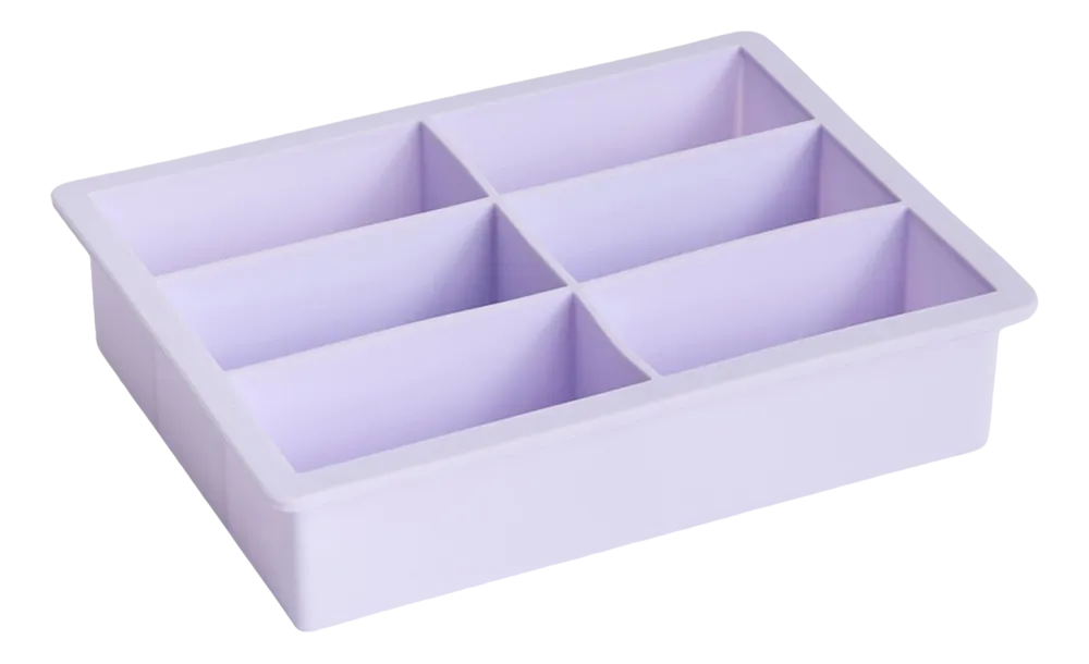 HAY IJsblokjesmaker Ice Cube Tray-6 Stick Cubes XX-Large-Lilac