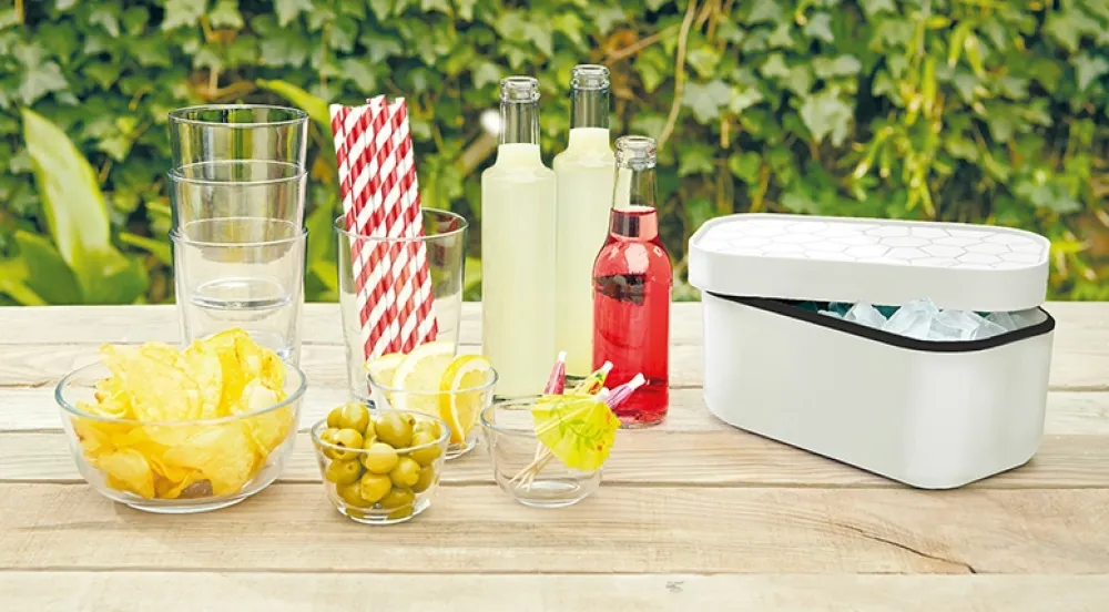 Lekue Ijsblokjesmaker Lékué IJsblokjesvorm met bewaardoos White Discount