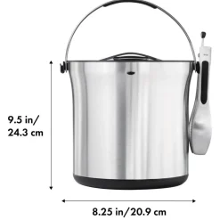 OXO Ijsemmer Good Grips SteeL met Tang 4L Best