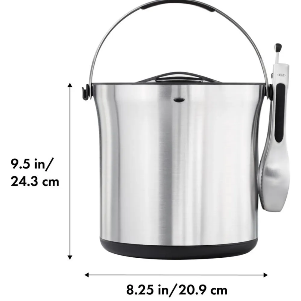 OXO Ijsemmer Good Grips SteeL met Tang 4L Best