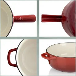 Kela Kaasfonduepan Calido Rood 1,8 L Sale