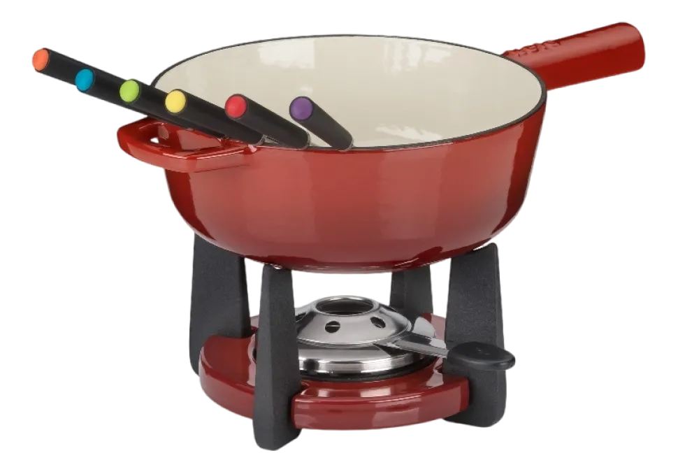 Kaasfondueset Kela Calido 6 Personen Rood 1,8 L