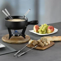 Kaasfondueset Kela Country 6 Personen Zwart 2 L
