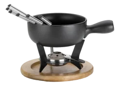 Kaasfondueset Kela Country 6 Personen Zwart 2 L
