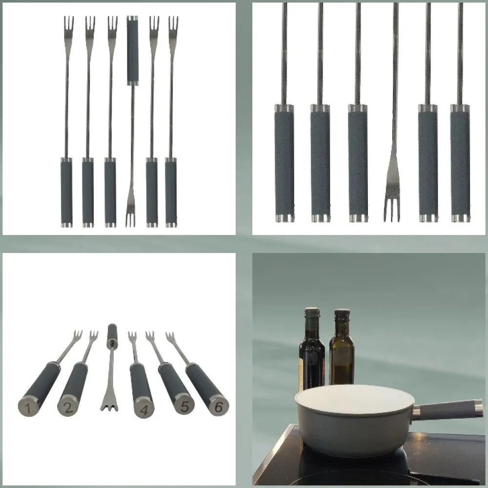 Kela Kaasfondueset Lancy 6 Personen Grijs 2 L Clearance