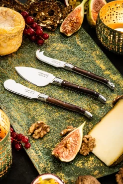 Laguiole Style de Vie Kaasmes Premium Line Dark Wood (3-Delig) Discount
