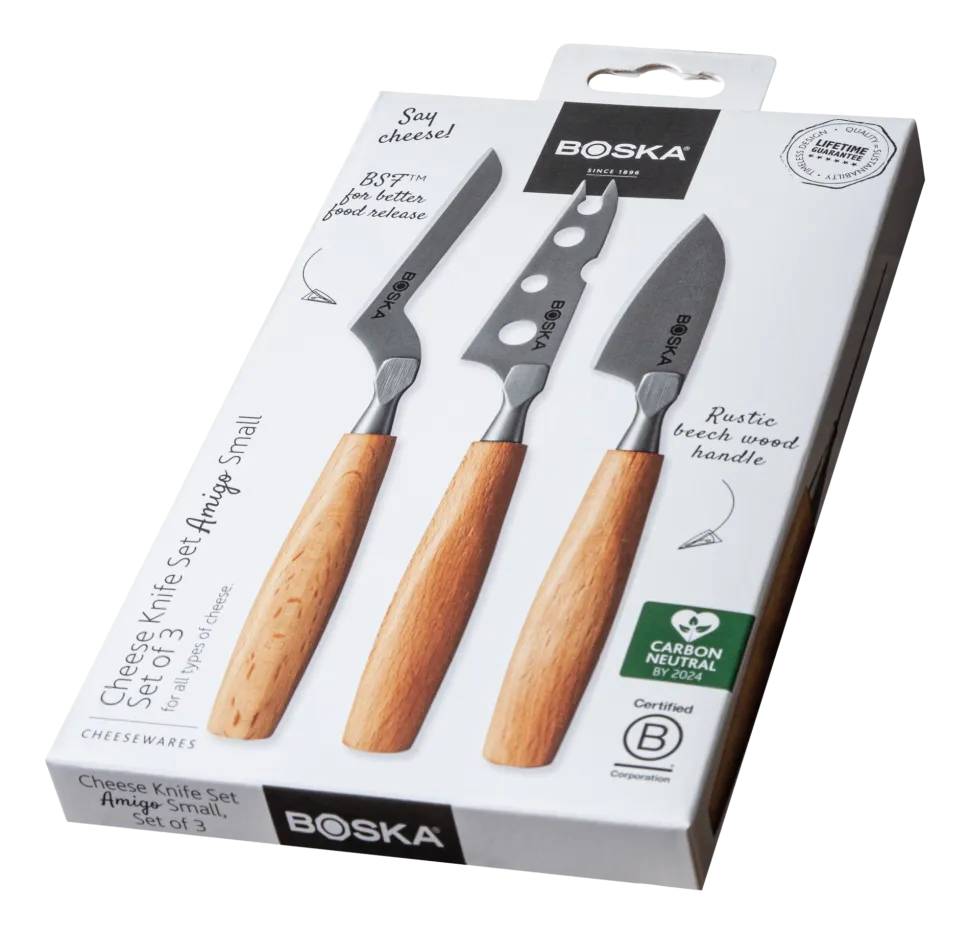 Kaasmessenset Boska Amigo Small (Set van 3)