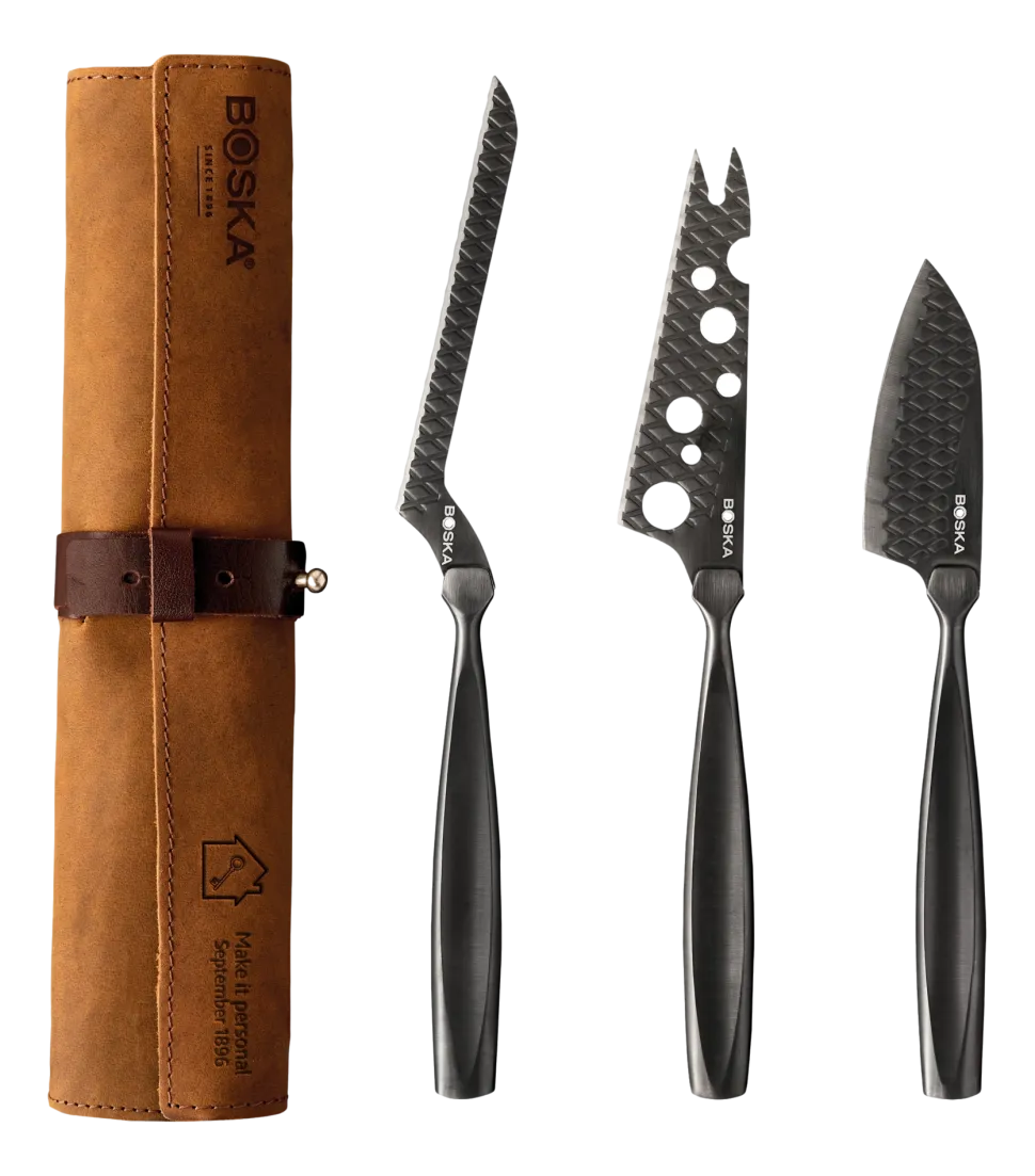 Kaasmessenset Boska Monaco+ Dark (Set van 4)
