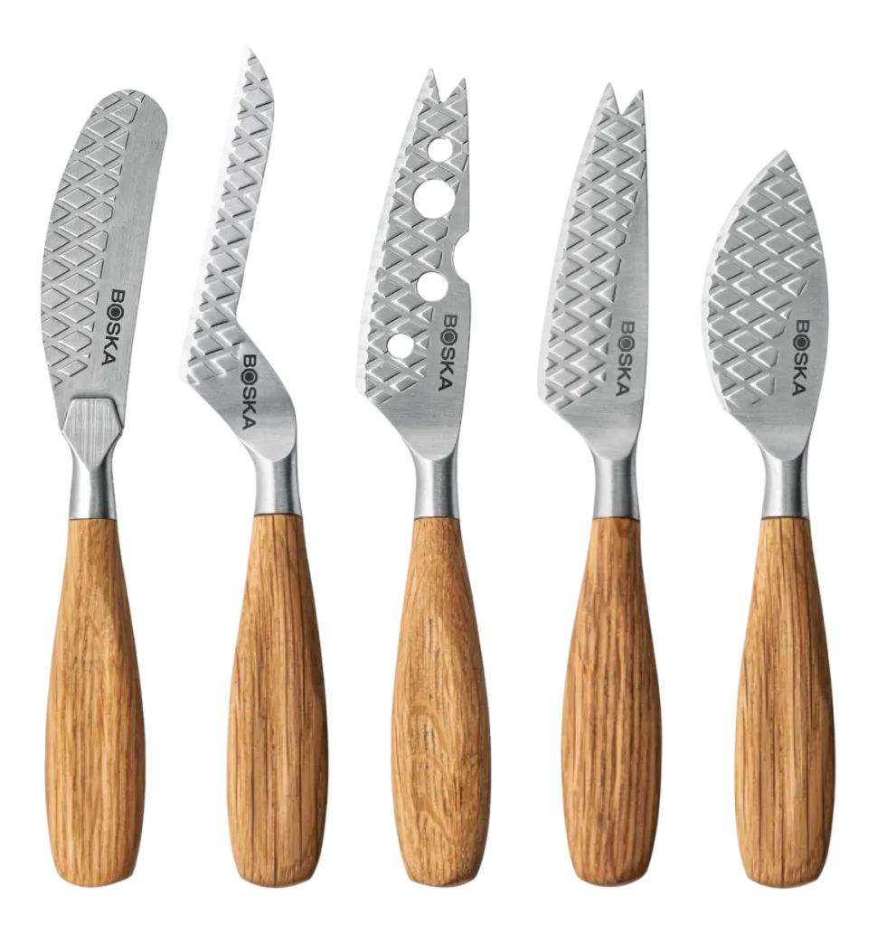 Kaasmessenset Boska Oslo+ Small Brown / Silver (Set van 5)