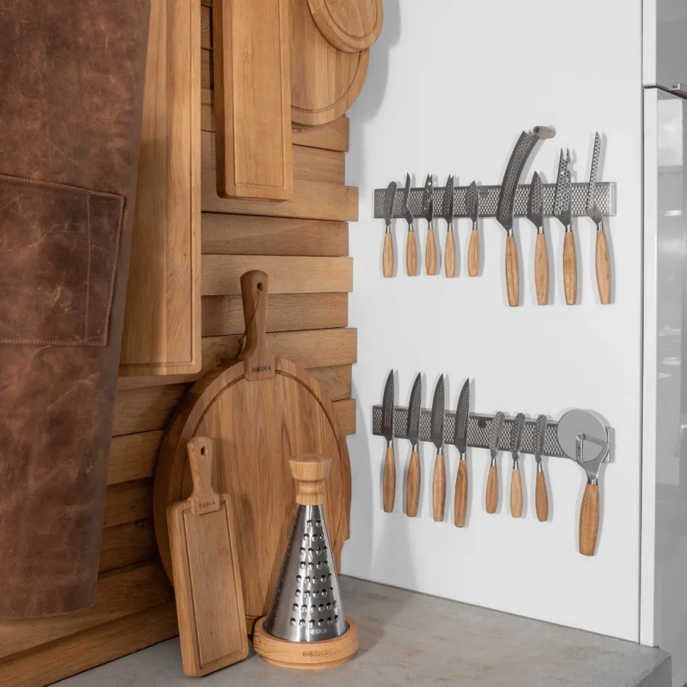 Kaasmessenset Boska Oslo+ Small Brown / Silver (Set van 5)