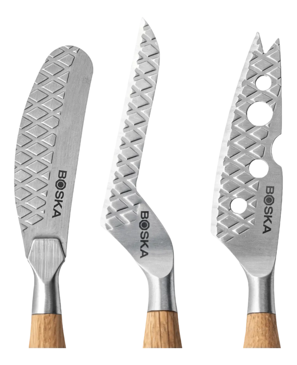 Kaasmessenset Boska Oslo+ Small Brown / Silver (Set van 5)