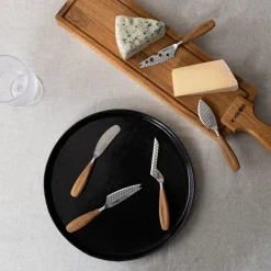 Kaasmessenset Boska Oslo+ Small Brown / Silver (Set van 5)