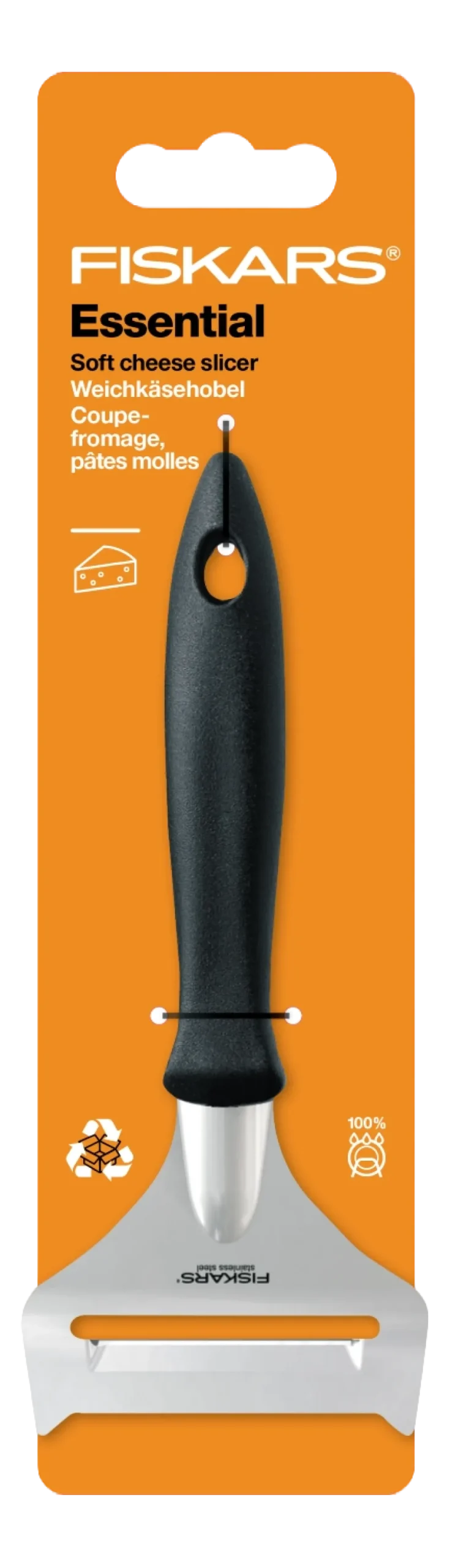 Fiskars Kaasschaaf Essential Zachte Kaas Hot