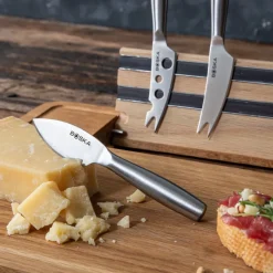 Kaasset Boska Party Cheese Set Brown / Silver (Set van 4)
