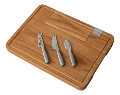 Kaasset Boska Party Cheese Set Brown / Silver (Set van 4)