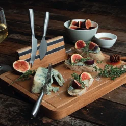 Kaasset Boska Party Cheese Set Brown / Silver (Set van 4)