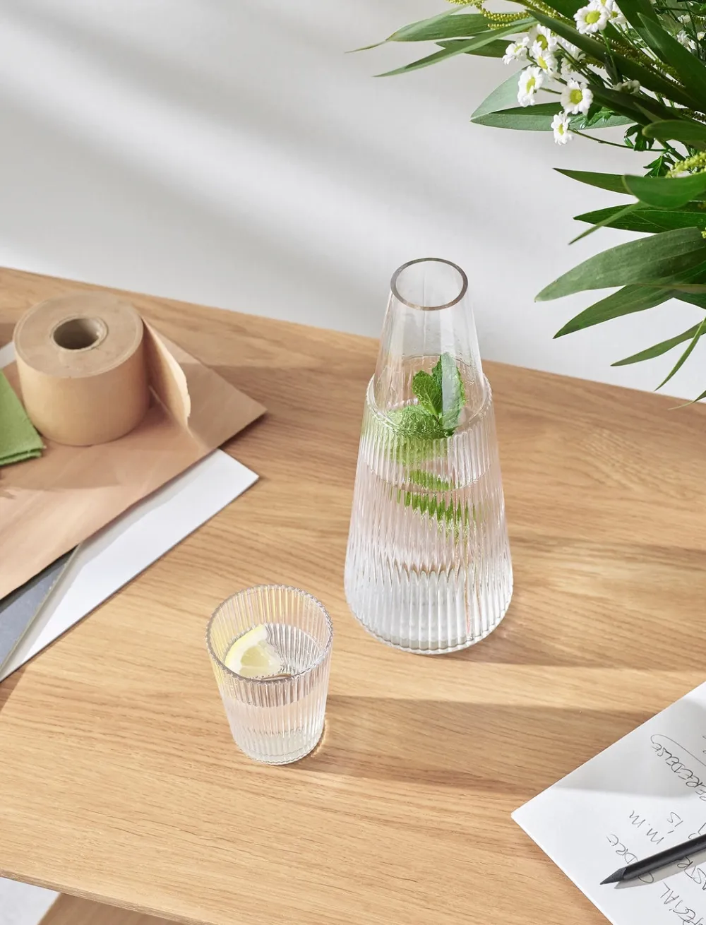 Stelton Karaf met Glas Pilastro Clear 1 L Discount