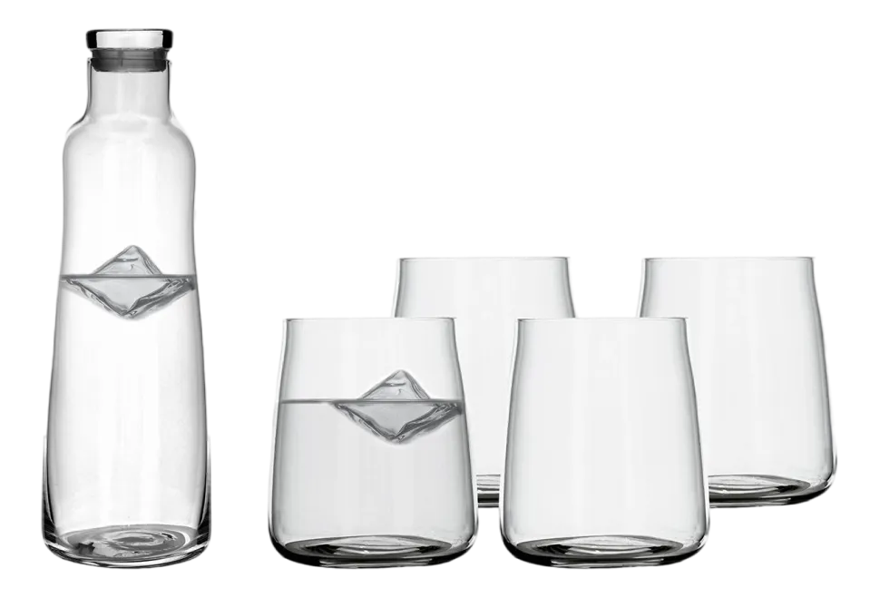 Karaf met Glazen Lyngby Zero Clear (Set van 5)