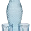 Karaf met Glazen Serax M Fish & Fish Blue 850 ml