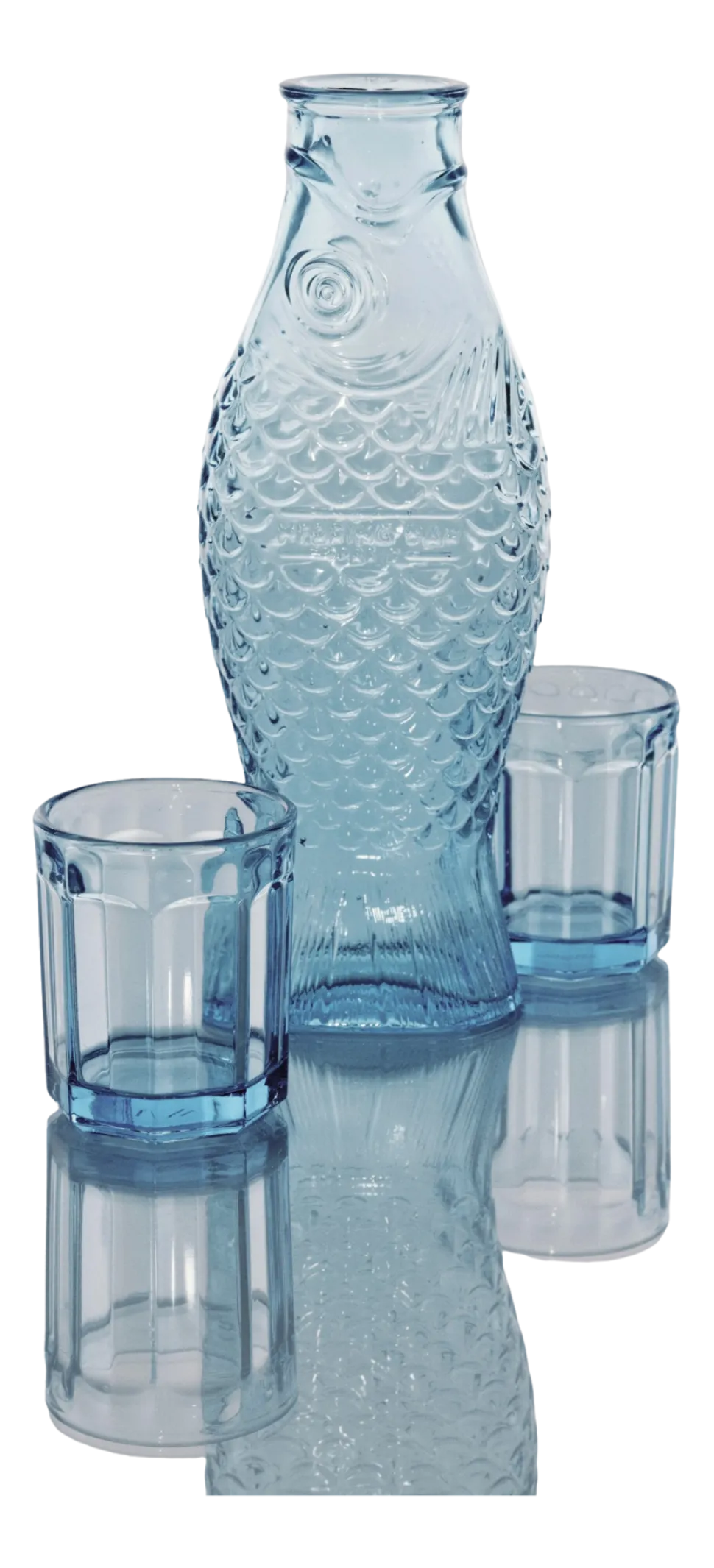 Karaf met Glazen Serax M Fish & Fish Blue 850 ml