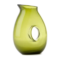 Karaf POLSPOTTEN Jug with Hole Moss 850 ml