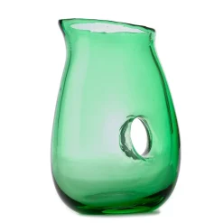POLSPOTTEN Karaf Jug with Hole Green 850 ml New