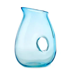POLSPOTTEN Karaf Jug with Hole Turquoise 850 ml Sale