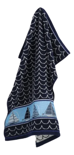 Bunzlau Castle Keukendoek Boot Donkerblauw Online