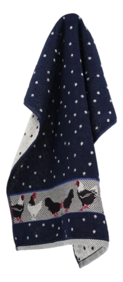 Bunzlau Castle Keukendoek Kip Donkerblauw Sale